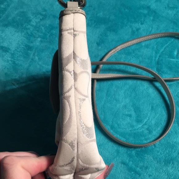 Silver Coach Crossbody - Picture 4 of 8